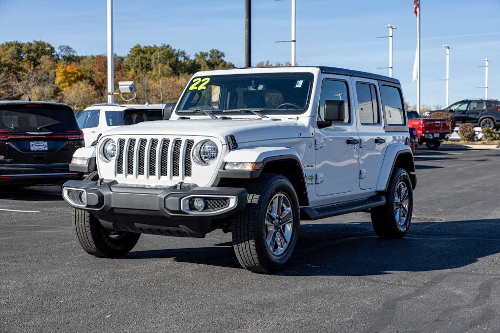 used 2022 Jeep Wrangler Unlimited car, priced at $33,201