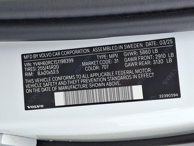 new 2025 Volvo XC60 Plug-In Hybrid car, priced at $66,260