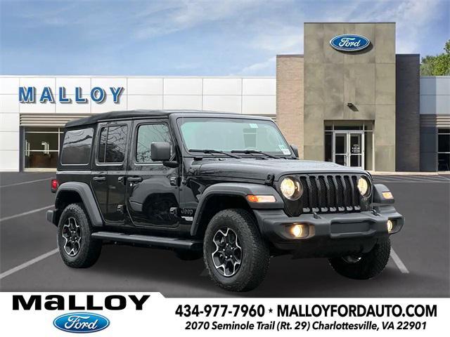 used 2021 Jeep Wrangler Unlimited car, priced at $31,013