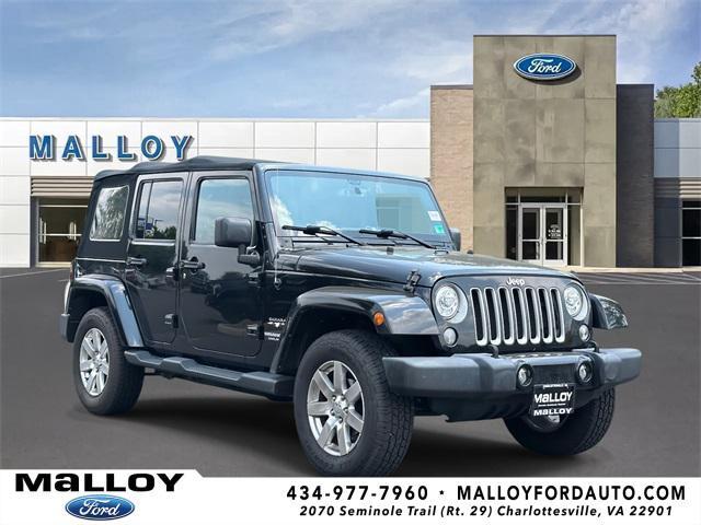 used 2017 Jeep Wrangler Unlimited car, priced at $18,440