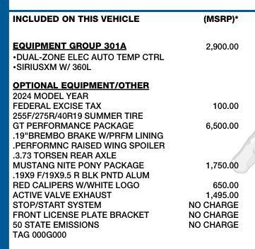 used 2024 Ford Mustang car