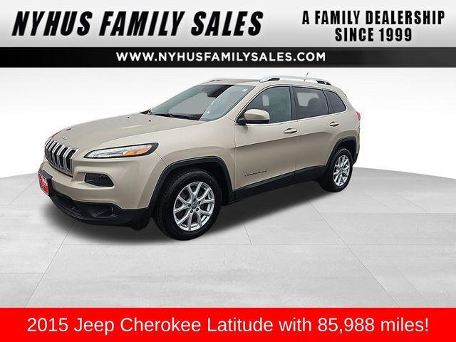 used 2015 Jeep Cherokee car, priced at $13,500