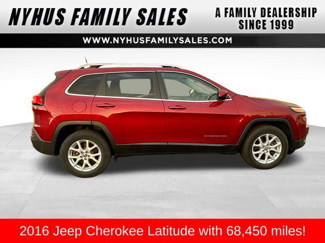 used 2016 Jeep Cherokee car, priced at $16,500