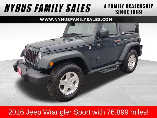 used 2016 Jeep Wrangler car, priced at $18,506