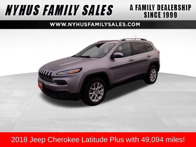 used 2018 Jeep Cherokee car, priced at $18,141