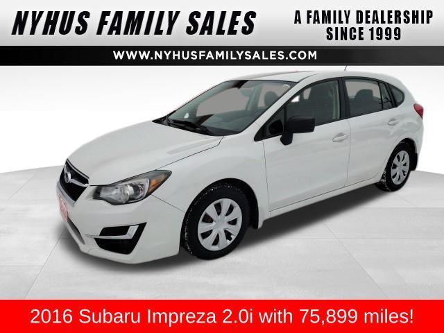 used 2016 Subaru Impreza car, priced at $13,900