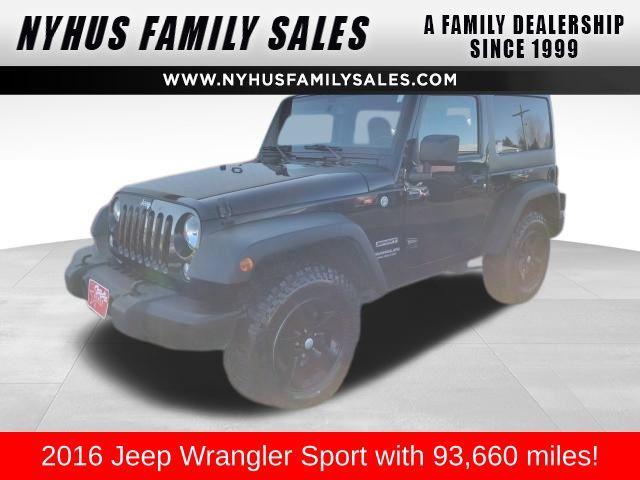 used 2016 Jeep Wrangler car, priced at $17,291