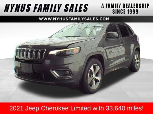 used 2021 Jeep Cherokee car, priced at $26,000