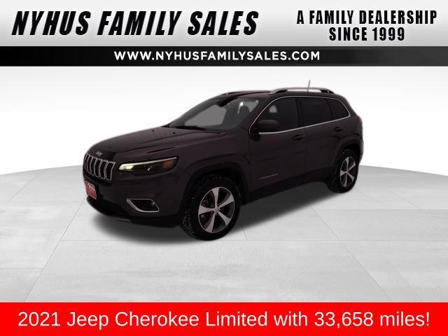 used 2021 Jeep Cherokee car, priced at $25,000