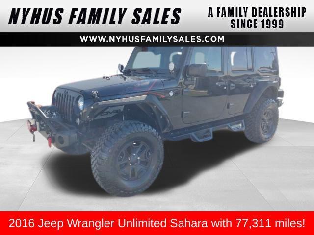 used 2016 Jeep Wrangler Unlimited car, priced at $23,000