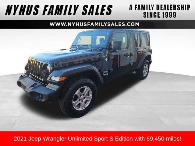 used 2021 Jeep Wrangler Unlimited car, priced at $27,000