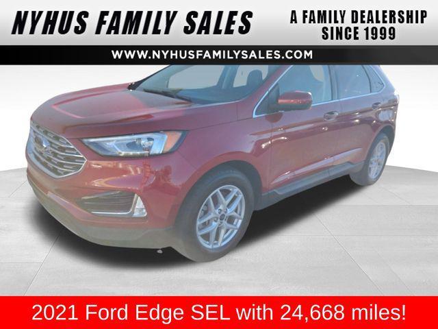 used 2021 Ford Edge car, priced at $28,000