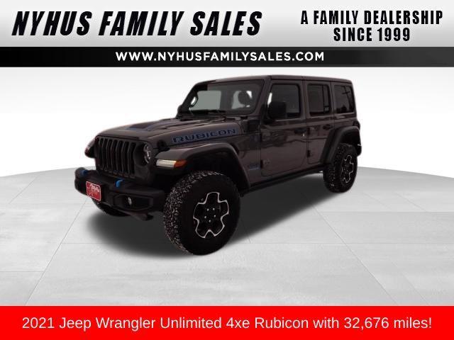 used 2021 Jeep Wrangler Unlimited 4xe car, priced at $31,748