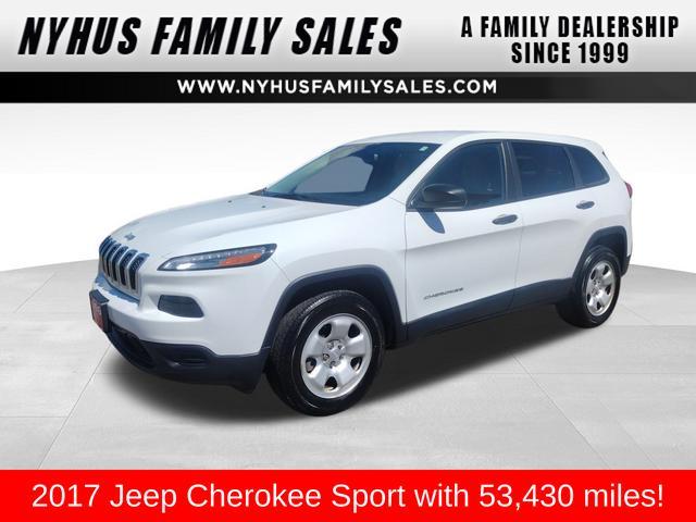 used 2017 Jeep Cherokee car, priced at $16,000