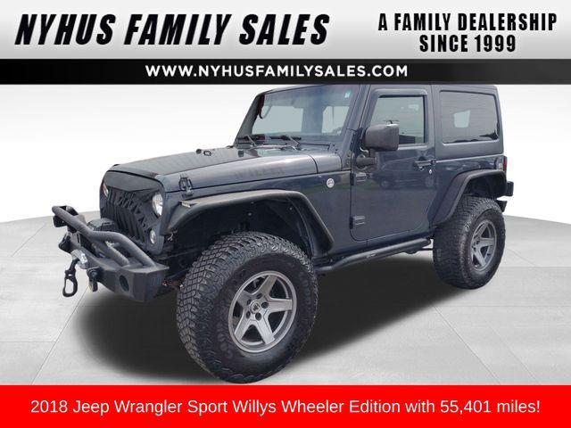 used 2018 Jeep Wrangler JK car, priced at $21,214