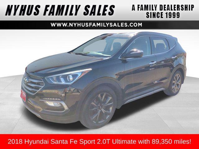 used 2018 Hyundai Santa Fe Sport car, priced at $17,642
