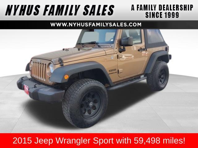 used 2015 Jeep Wrangler car, priced at $18,500