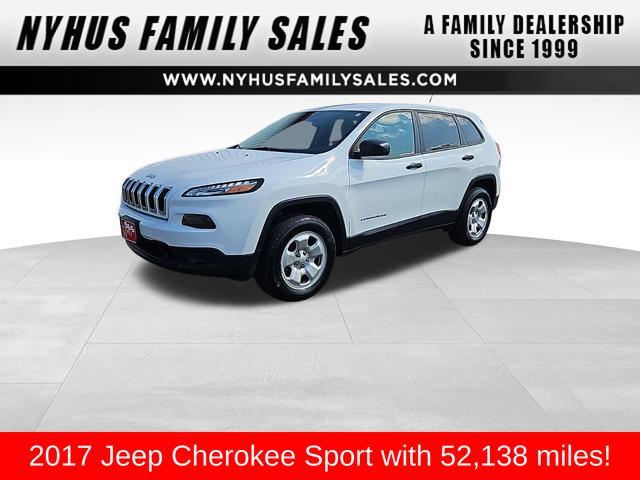 used 2017 Jeep Cherokee car, priced at $16,000