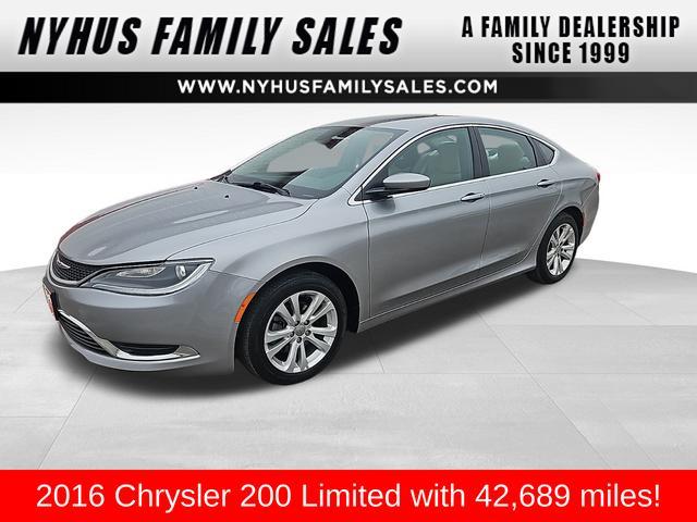 used 2016 Chrysler 200 car, priced at $14,500