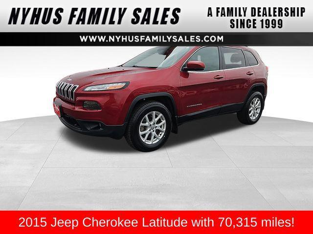 used 2015 Jeep Cherokee car, priced at $14,000