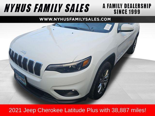 used 2021 Jeep Cherokee car, priced at $21,731