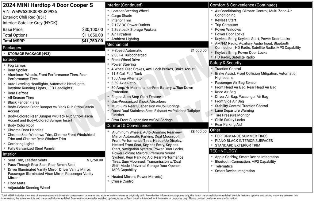used 2024 MINI Hardtop car, priced at $26,900