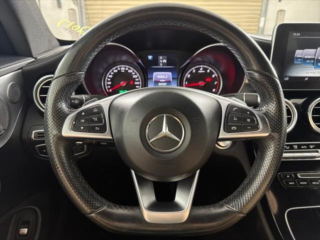 used 2017 Mercedes-Benz C-Class car, priced at $15,600