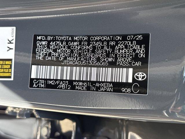 new 2026 Toyota Prius Plug-In Hybrid car, priced at $35,324