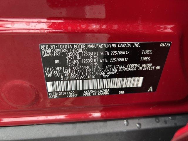 new 2025 Toyota RAV4 car, priced at $35,624