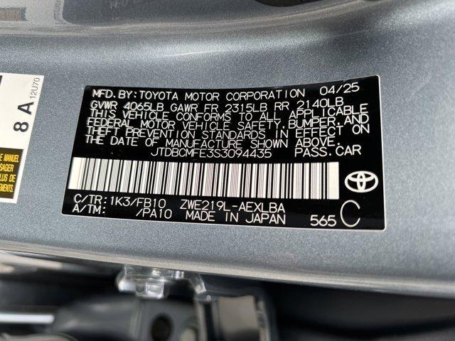 new 2025 Toyota Corolla Hybrid car