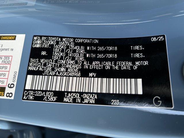 new 2025 Toyota Land Cruiser car, priced at $70,765