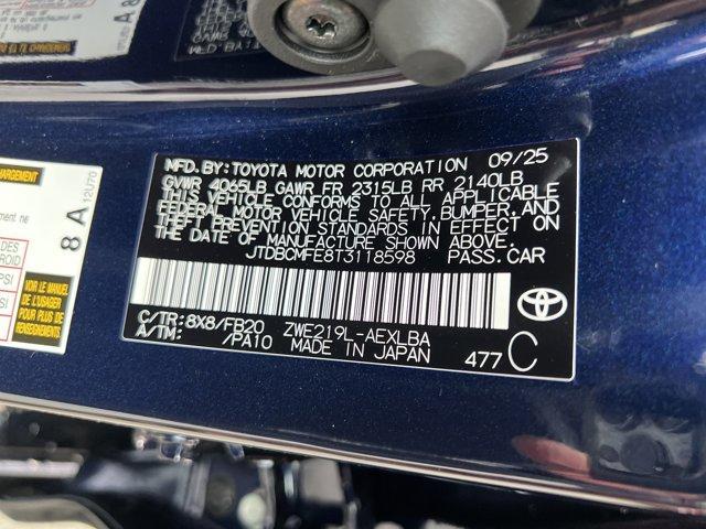 new 2026 Toyota Corolla Hybrid car, priced at $27,474