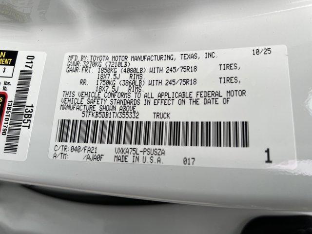 new 2026 Toyota Tundra car, priced at $49,153