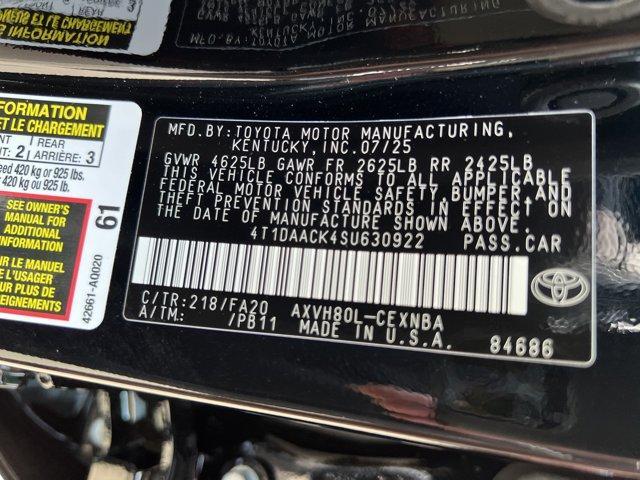 new 2025 Toyota Camry car