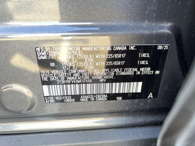 new 2025 Toyota RAV4 car, priced at $31,329