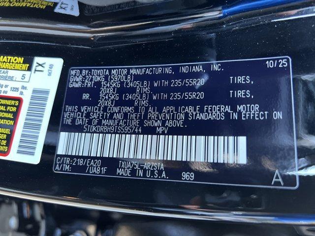 new 2026 Toyota Highlander car, priced at $50,598