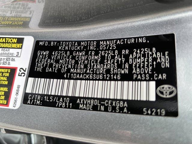 new 2025 Toyota Camry car, priced at $40,379