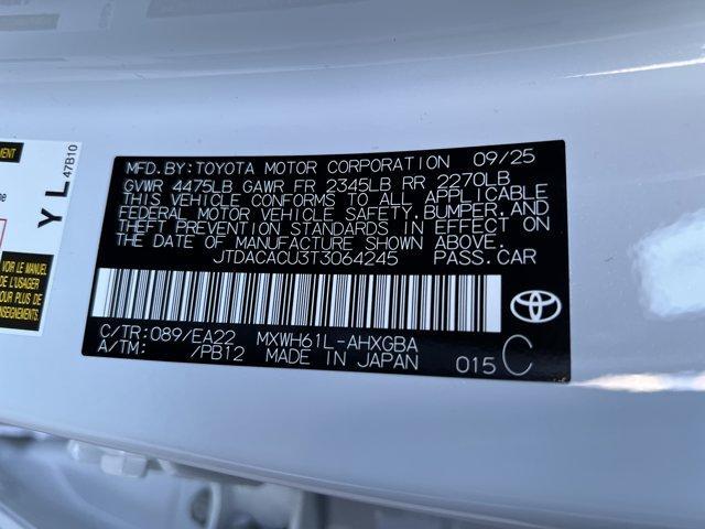 new 2026 Toyota Prius Plug-In Hybrid car, priced at $40,899