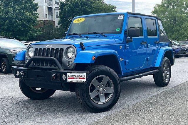 used 2015 Jeep Wrangler Unlimited car, priced at $16,795