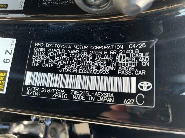 new 2025 Toyota Corolla Hybrid car, priced at $29,124