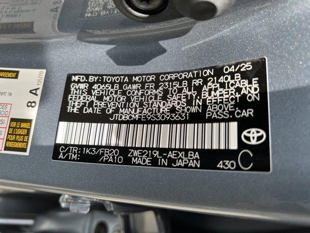 new 2025 Toyota Corolla Hybrid car