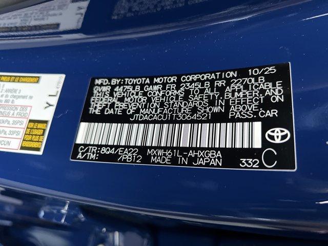 new 2026 Toyota Prius Plug-In Hybrid car, priced at $40,424