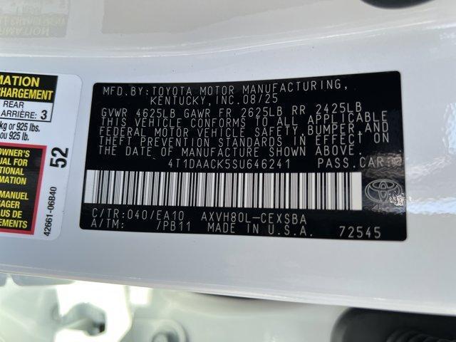 new 2025 Toyota Camry car, priced at $35,209