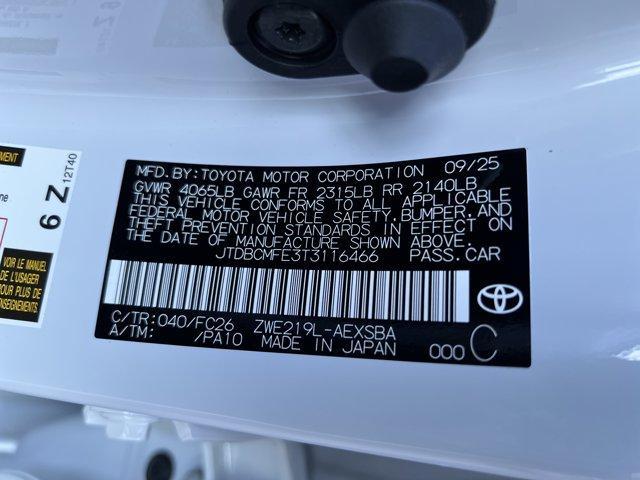 new 2026 Toyota Corolla Hybrid car, priced at $28,519