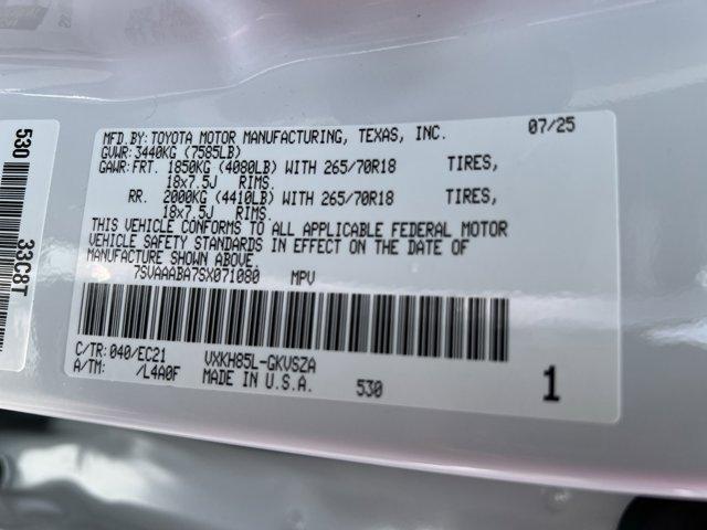 new 2025 Toyota Sequoia car