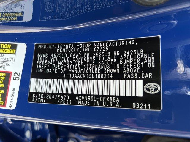 new 2025 Toyota Camry car, priced at $32,594