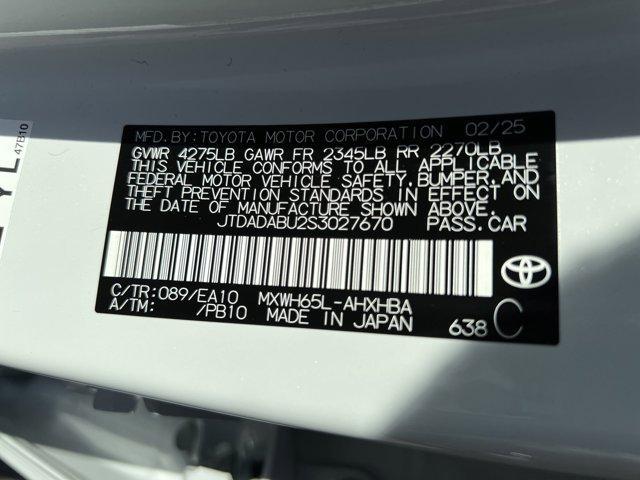 new 2025 Toyota Prius car, priced at $40,010