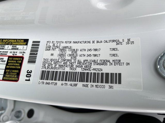 new 2025 Toyota Tacoma car, priced at $45,463