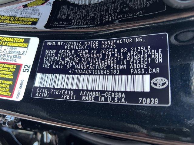 new 2025 Toyota Camry car, priced at $34,474