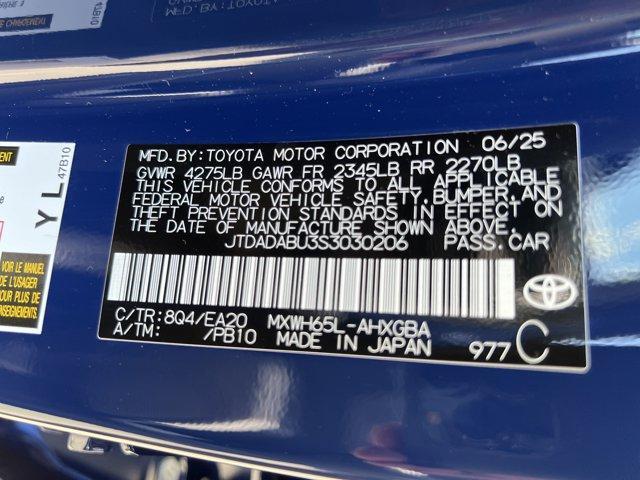new 2025 Toyota Prius car, priced at $35,709